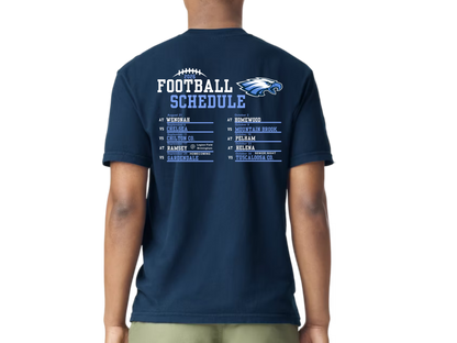 Calera 2026 Football Schedule T-Shirt