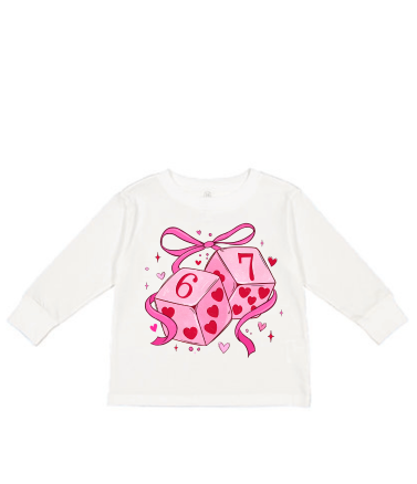 Preppy 6 7 Hearts Long Sleeve